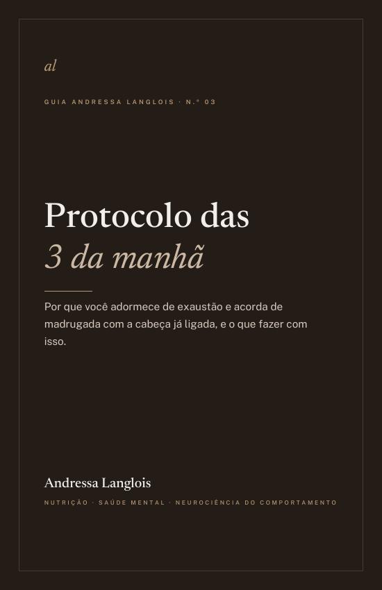 Capa do guia Protocolo das 3 da manhã